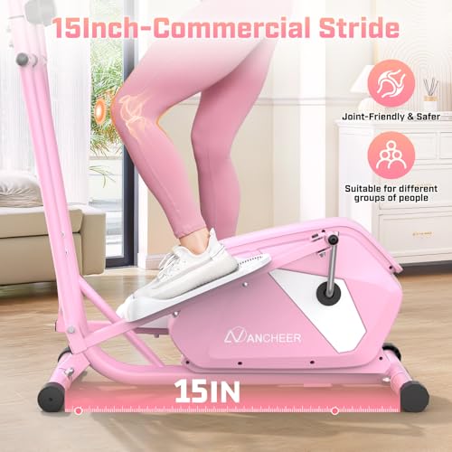 Home Elliptical Machine with Magnetic Resistance&Hand Pulse Sensors - view 5