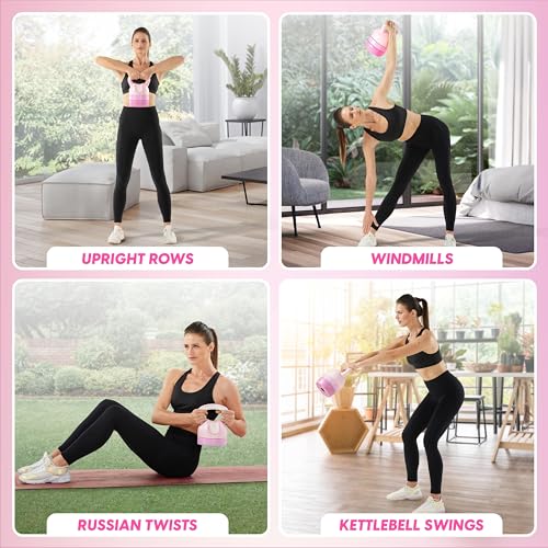 Adjustable Kettlebell for Strength Training, 12 LB Options - view 5
