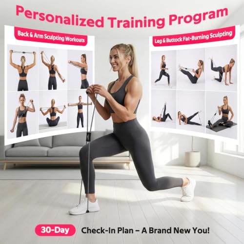 Resistance Bands with Handles, Figure 8 Fitness Bands, Exercise Bands Set - view 4