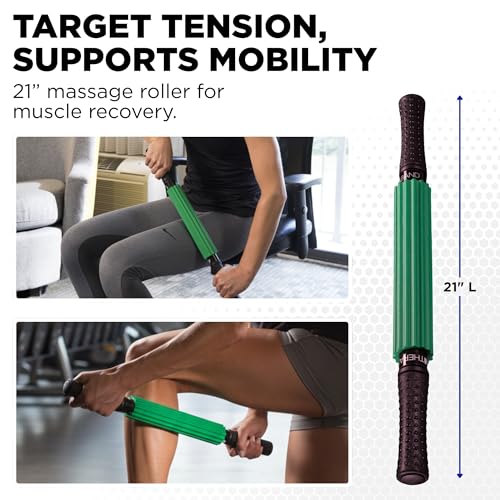 Roller Massager, Muscle Massage Tool, Fascia Release, Back, 21" - view 2