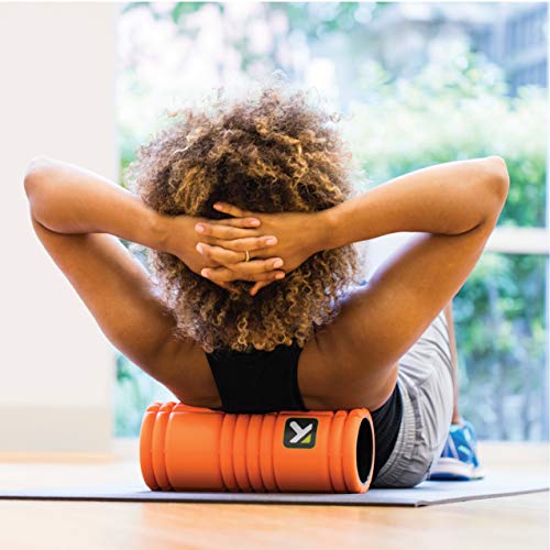 Performance Therapy Grid Foam Roller with Free Online Instructional Videos, Original (13-inch), Orange - view 2