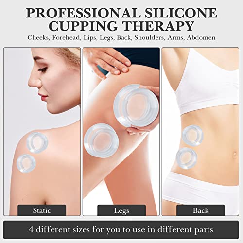 16 Pcs 4 Sizes Silicone Cupping Therapy Set, Cup Kit for Massage - view 5