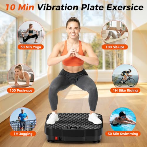 Vibration Plate Exercise Machine, Whole Body Vibration Platform - view 2