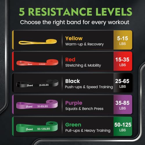 Resistance Bands, Exercise Bands Set for Working Out and Stretching - view 2
