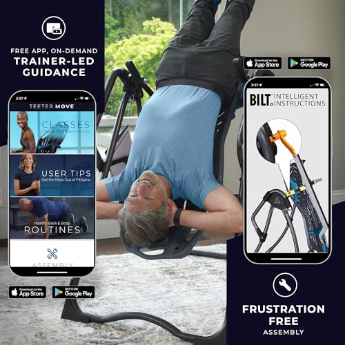 FitSpine X2 Inversion Table, Decompression Surface for Full-Body Stretch, Easy-Reach Ankle Lock, Integrated Accessories, UL Safety Certified, Heavy-Duty 300 lb Capacity - view 6