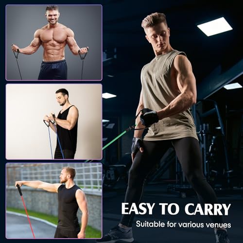 10 Pcs Resistance Bands with Handles - view 5
