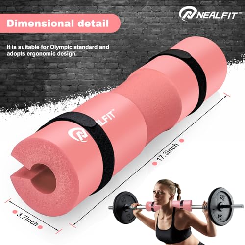 Barbell Pad Squat Pad for Squats—Squat Bar Pad—Great for Weightlifting,Lunges and Hip Thrusts—Foam Sponge Pad—Fit Standard and Olympic Bars Perfectly - view 2
