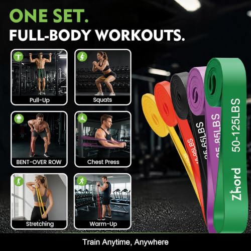 Resistance Bands, Exercise Bands Set for Working Out and Stretching - view 4