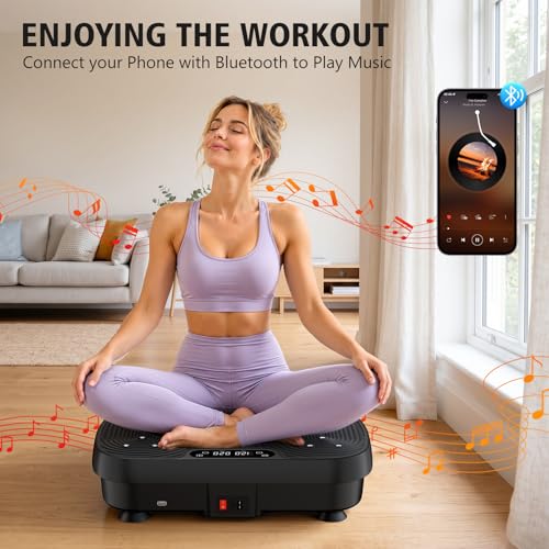 Vibration Plate Exercise Machine for Full Body Lymphatic Drainage - view 3