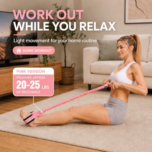 Foot Pedal Resistance Band with Wooden Handles - view 2