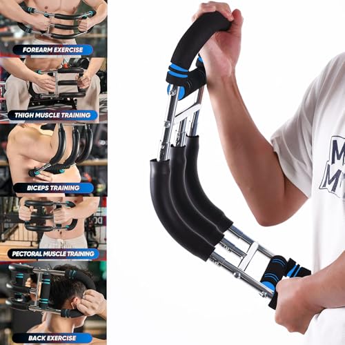 Twister Arm Trainer, Three Tube Resistance Spring System, Adjustable Chest Workout Equipment, Portable Muscle Training for Home Gym Exercise - view 2