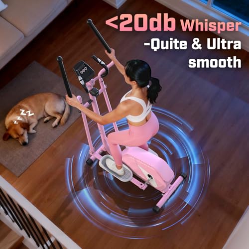 Home Elliptical Machine with Magnetic Resistance&Hand Pulse Sensors - view 6