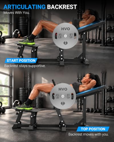 Hip Thrust Machine, Adjustable Glute Bridge Machine, Plate Loaded - view 4