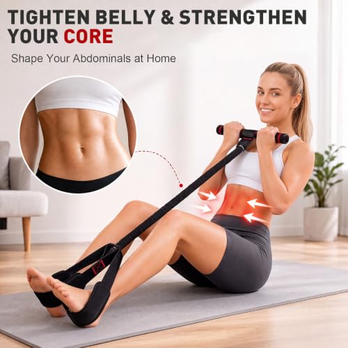 Upgraded Pedal Resistance Band with Handles for Women, Core & Abs Workout - view 2