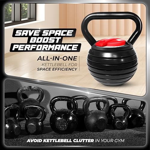 Adjustable Kettlebell Set, Strength Training Weights - view 5