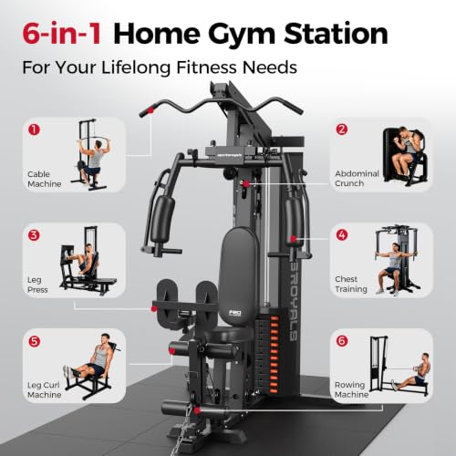 Home Gym, Multifunctional Workout Station with Leg Press - view 2