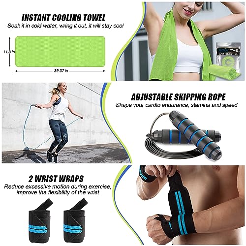 23 Pack Resistance Bands Set Workout Bands, 5 Stackable Exercise Bands - view 7