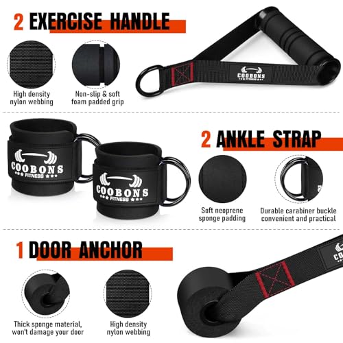 Heavy Resistance Bands for Working Out, 300LBS Exercise Bands with Handles - view 4
