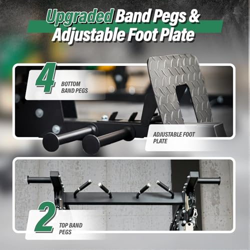 B52 Machine Home Gym with Power Rack, Cable Crossover, Dual Pulley System, Landmine, and Multi-Grip Pull-Up Bar – Heavy-Duty Fitness Equipment for Strength Training and Full-Body Workouts - view 6