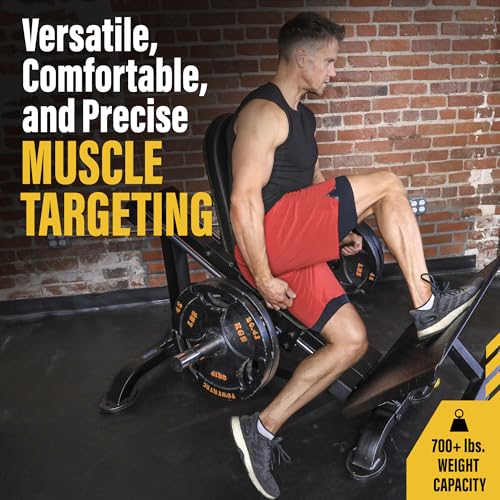 Fitness Leg Sled - Leg Press Machine, 700 LB Capacity, Black - Professional Home Gym Equipment - Heavy Duty Exercise Equipment for Lower Body Workout - view 5