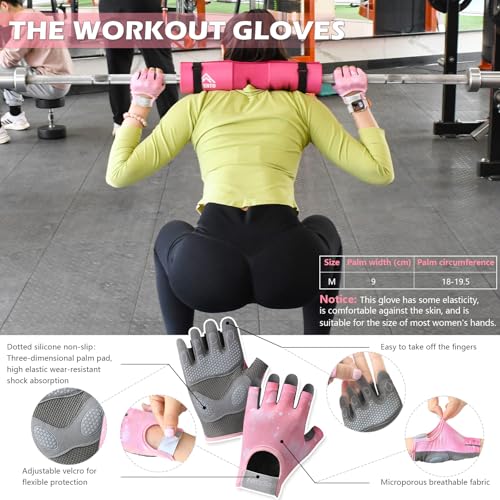 10Pcs Barbell Pad Set with Weight Lifting Belt, Thick Cushion Hip Thrust Pad for Bench Press, Lunges, Workout, Leg Exercise, Squat Bar Pad for Relief Pressure from Neck & Shoulder for Smith machine & Olympic Bars, with 2 Gym Ankle Straps, Hip Resistance B - view 4