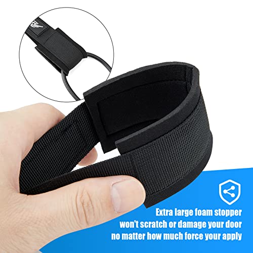 Door Anchor for Resistance Bands, Home-Gym Workout Exercise Attachment for Yoga Strap, Physical Therapy and Closed Loop Bands, Heavy Duty System - view 6
