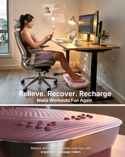 Vibration Plate Exercise Machine, Vibrating Plate Platform for Lymphatic Drainage, Muscle Activation, Full-Body Workout, Fitness Equipment for Strength Toning & Fat Loss - view 3