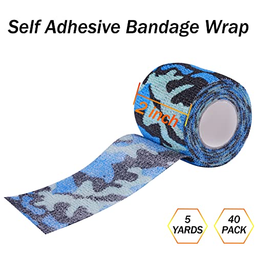 40 Rolls Self Adhesive Bandage Wrap 2 inch Self Adherent Tapes(Camo) - view 2