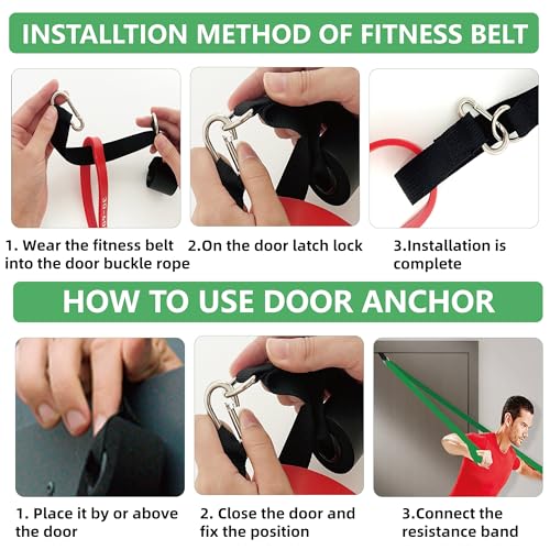 Resistance Bands,Exercise Bands,Workout Bands,Resistance Bands Set for Legs,Pull Up Bands,Stretch Bands for Exercise,Muscle Training, Physical Therapy, Shape Body, Men Women - view 5