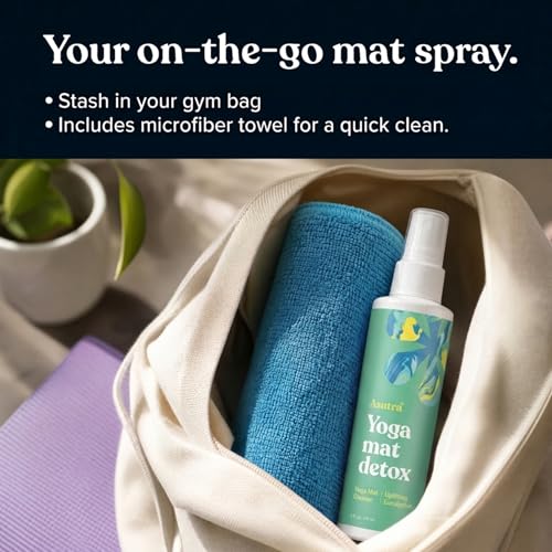 Yoga Mat Cleaner Spray (Uplifting Eucalyptus), 4 fl oz - view 5