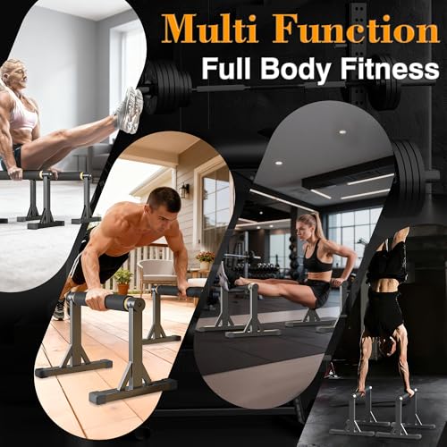 Wooden Parallel Bars 12/10-14" 600LB Capacity for Home Gym - view 3