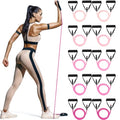 10 Pcs Resistance Bands with Handles
