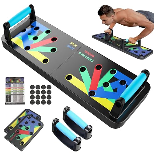 Push Up Board,Foldable Pushup Board for Man,Portable 30 in 1 Push Up Bar