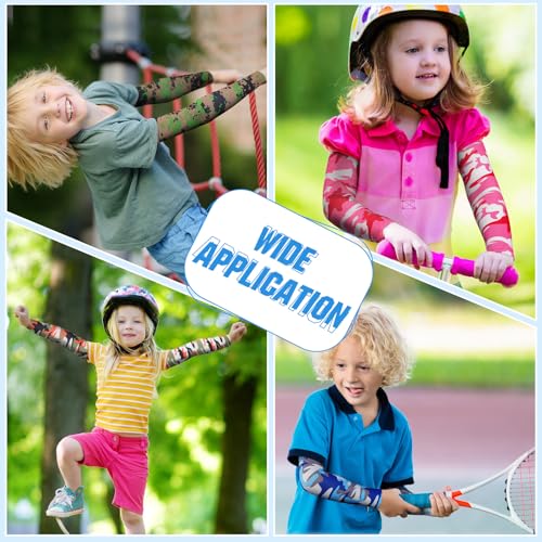 12 Pairs Kids Arm Sleeves UV Sun Protection - view 5