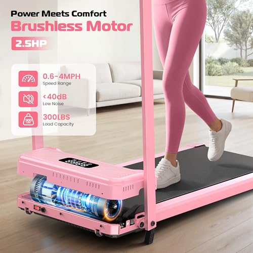 Walking Pad with Incline-Under Desk Treadmill for Home/Office - view 5