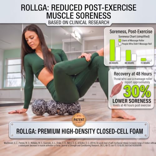 PRO - High Density Foam Roller for Exercise & Back Pain, 18 inches - view 4