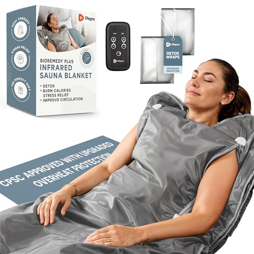 BioRemedy Infrared Sauna Blanket for Home Relaxation Detox