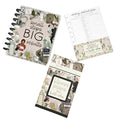 Kellofaplan Fitness Bundle with 12-Month Undated Planner, Sticker Book and Weekly Workout Sheets, Goal Tracking