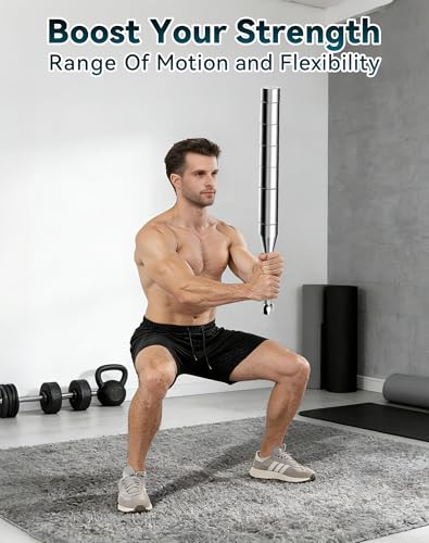 Adjustable Macebell, 6/8/13-in-1 Indian Club Weighted for Strength Training, Shoulder & Grip Workouts, Progressive Weight System - view 6