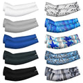 10 Pairs Arm Sleeves for Kids Youth Basketball Football Baseball UV Sun Protection Sports Compression Arm Cover