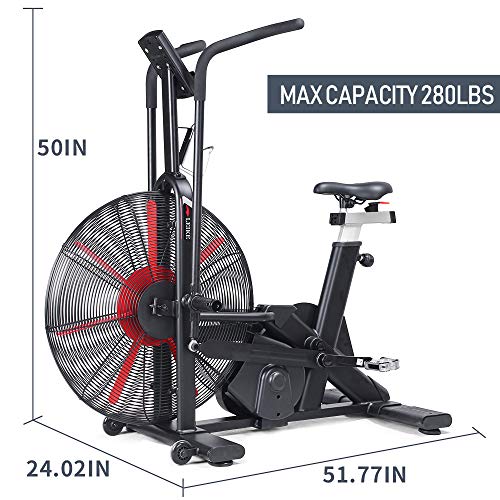 Fan Exercise Bike Upright AirBike Indoor Stationary Bicycle - view 3