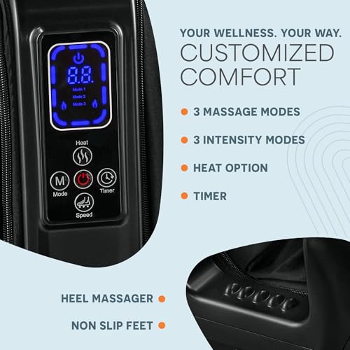 LifePro Shiatsu Foot Massager with Heat | Electric Foot Massager | Deep Kneading Massage for Leg, Calf, Feet & Ankle - view 4