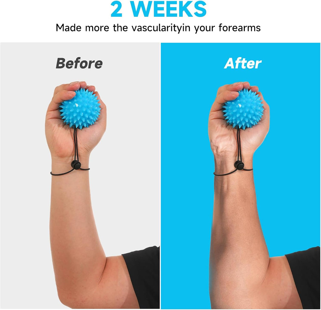 Hand exerciser finger strengthener balls, grip strength trainer enhance flexibility, relief wrist pain, hand therapy balls stress relief balls for carpal tunnel, arthritis - view 5