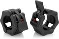USA made Olympic barbell collar 2 inch quick release pair of locking 2" pro weight bar plate locks clamp clips for workout weightlifting fitness training