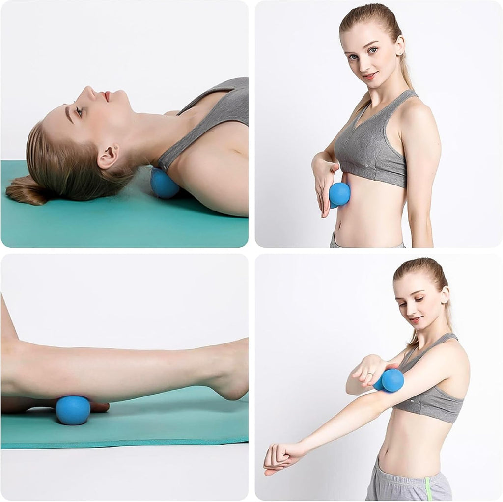 Massage Lacrosse Ball Therapy for Sore Muscles Myofascial Release | Shoulders, Neck, Back, Foot, Body, Deep Tissue, Trigger Point, Muscle Knots, Yoga - view 4