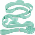 Stretching Strap with 10 Loops for Physical Therapy & Rehab | Non-Elastic Yoga Stretch Band for Hamstring, Leg, Hip & Knee Rehab, Pilates, Flexibility & Mobility Exercises for Men & Women