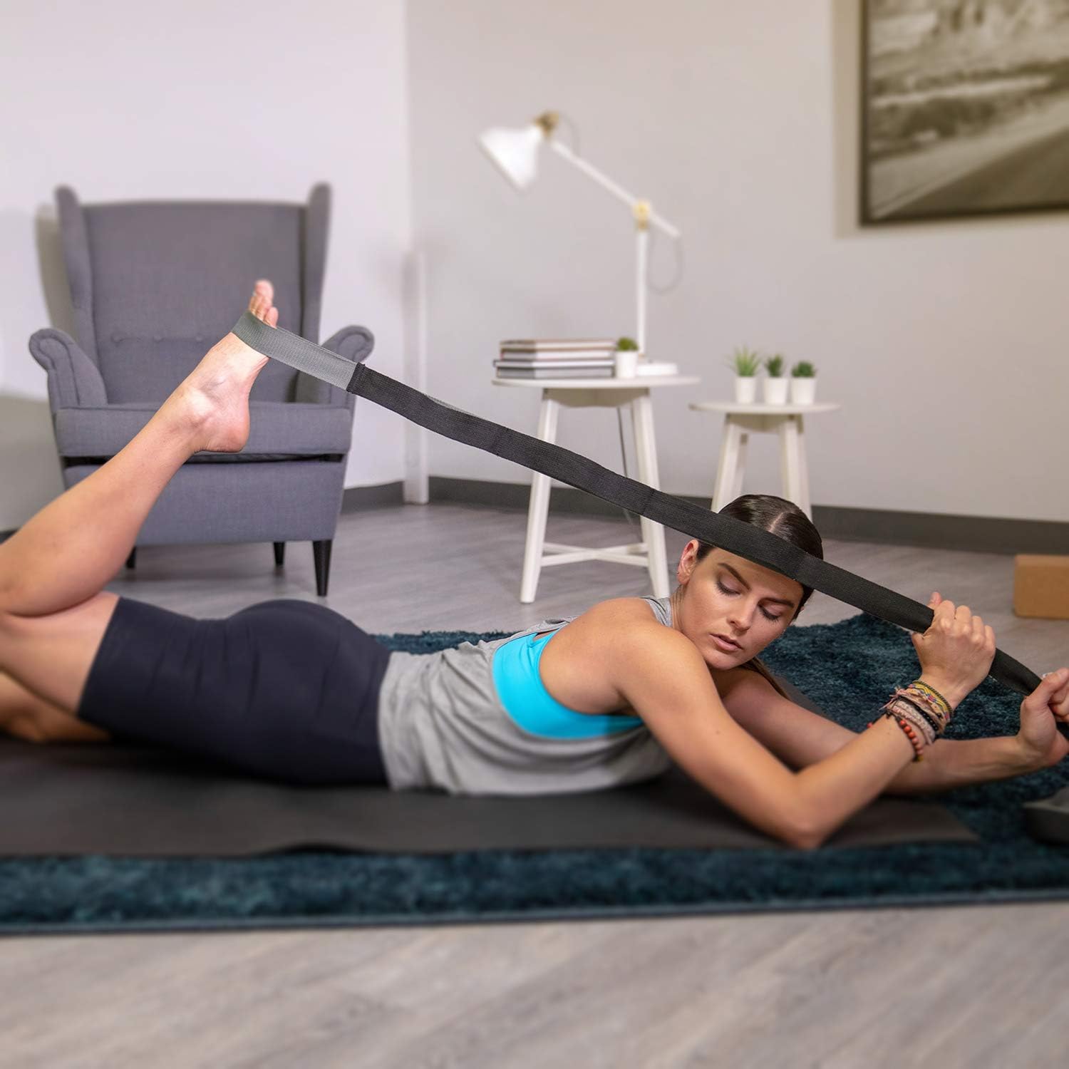 5-in-1 Massage Set, Complete Mobility Kit for Workout Recovery | Deep Tissue Roller for Legs, Spikey Foot Ball, Hamstring Stretch Strap, Quad Roller Stick, Carry Bag - view 7