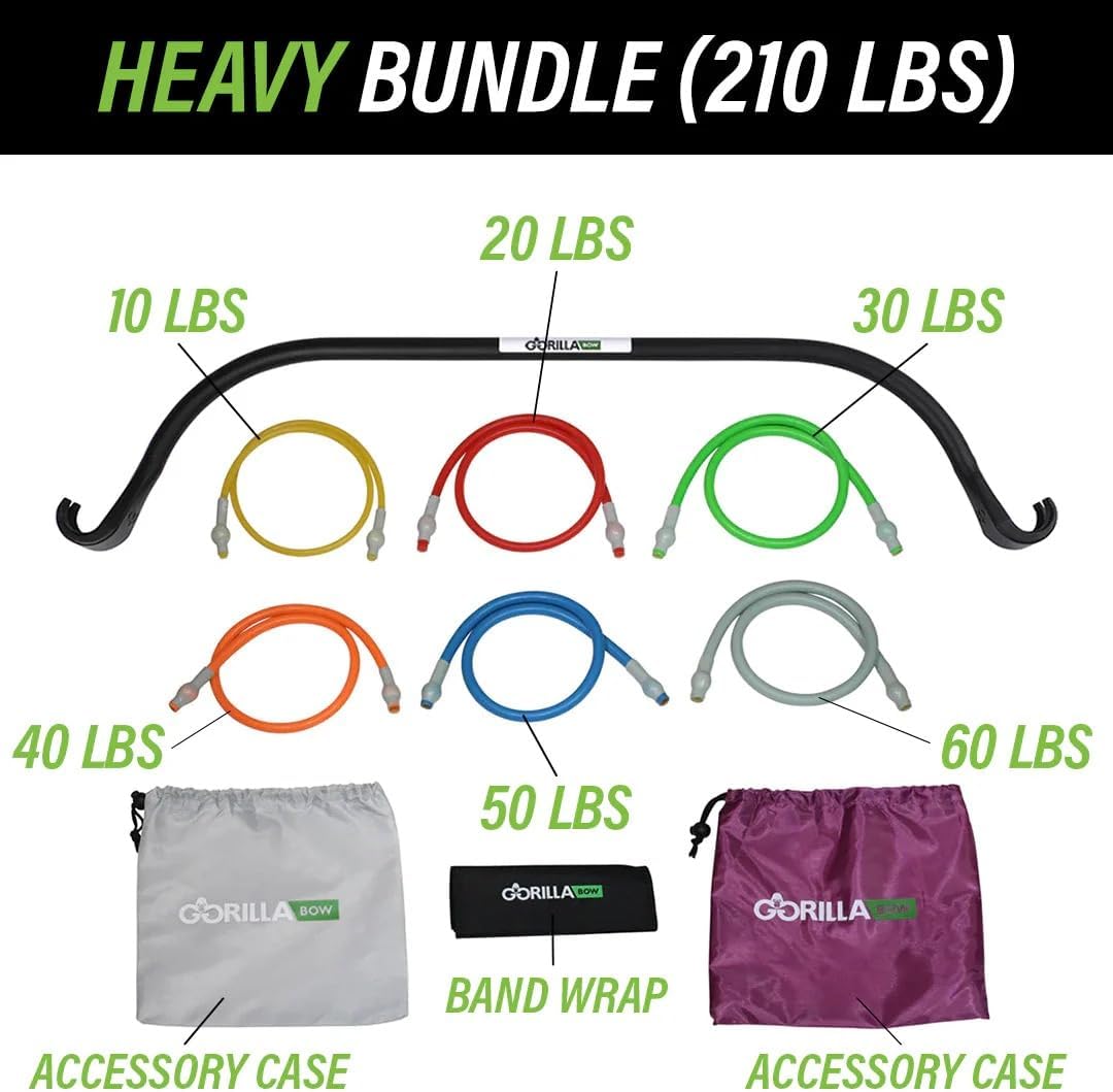 Lite All-in-One Home Gym System, Portable Resistance Band Bar for Strength Training, HIIT & Full Body Workouts, Lightweight Design for Home, Travel & Outdoor Use - view 3