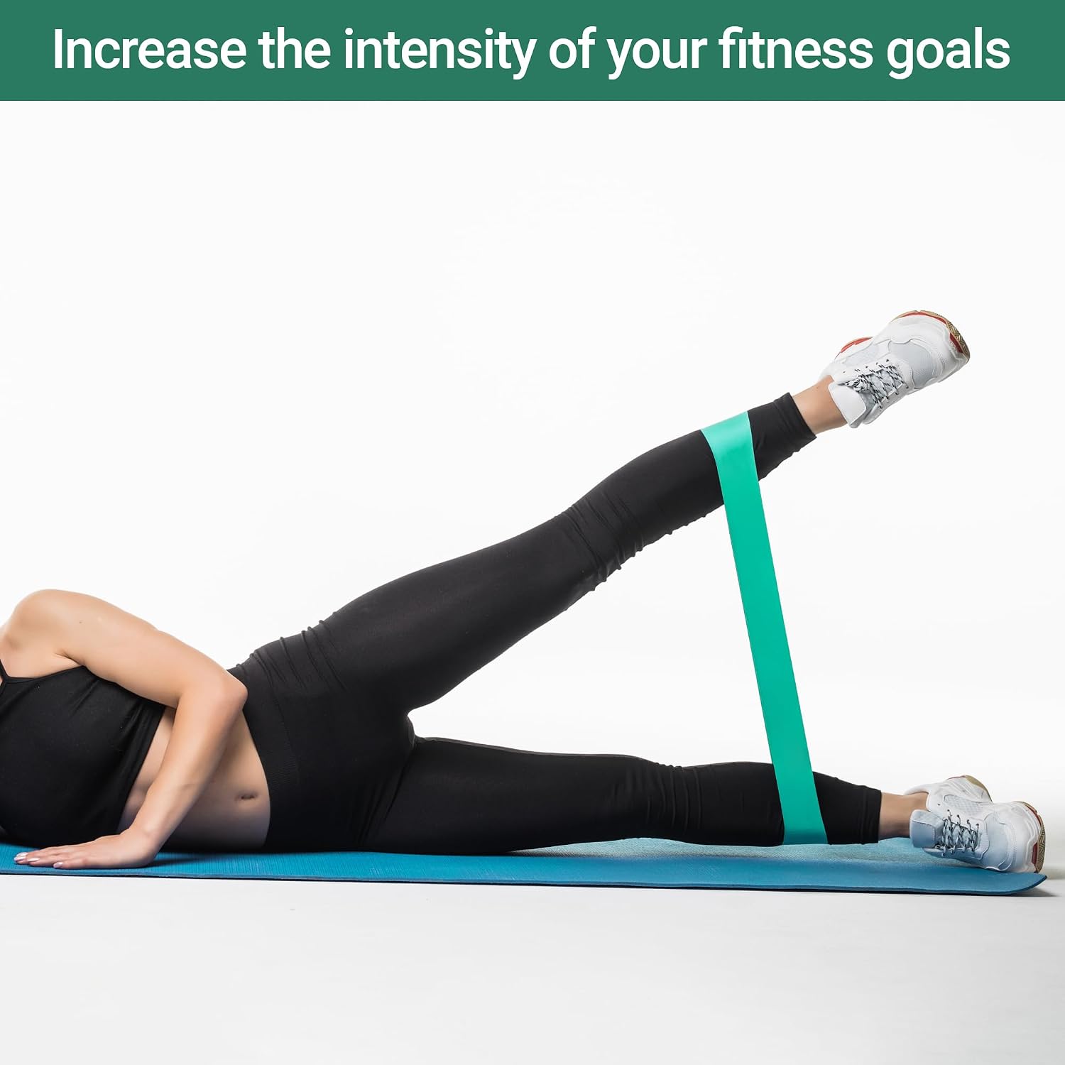 Resistance Bands Set – 5 Levels Loop Exercise Bands for Men & Women, Elastic Workout Bands for Home Gym, Training, Yoga & Fitness, Carry Bag Included - view 3