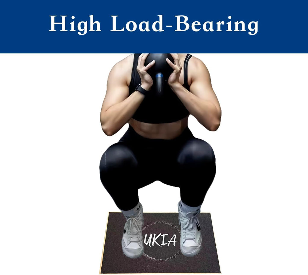 Slant Board for Squats - Slant Board Squat Wedge for Calf Stretching - Non-Slip Incline Knees Over Toes Weightlifting Equipment to Improve Athletic Performance - view 2